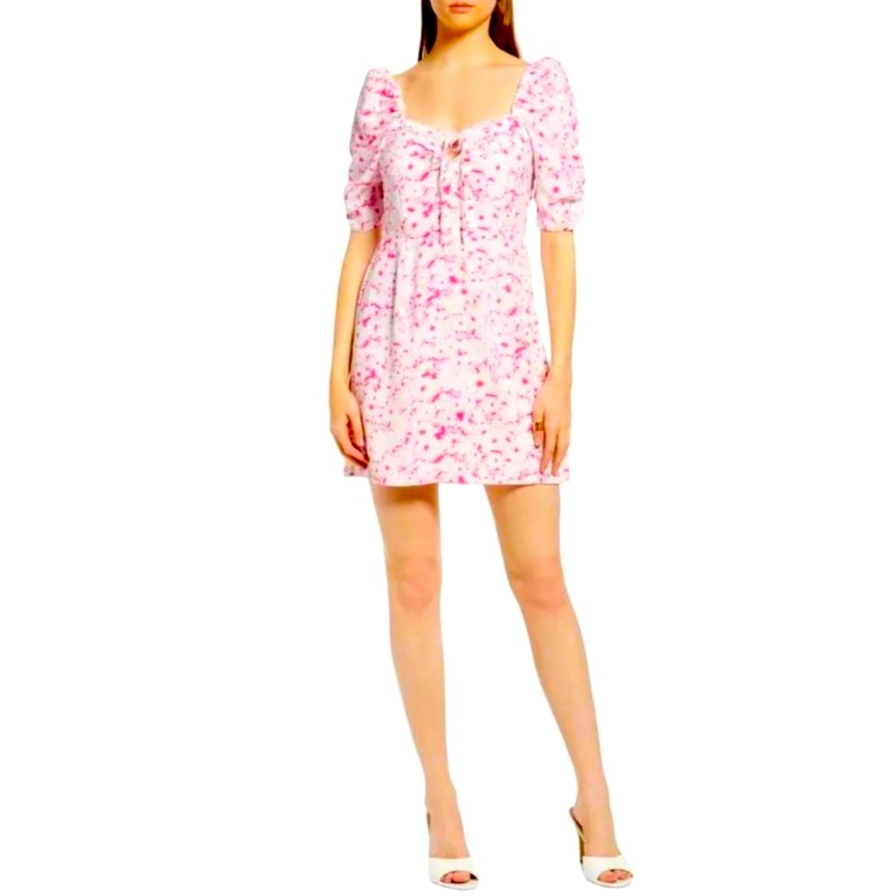 Brand new Open Edit Women's Pink and White Dress